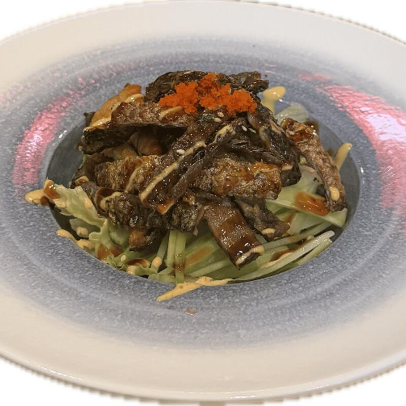 Salmon Skin Salad