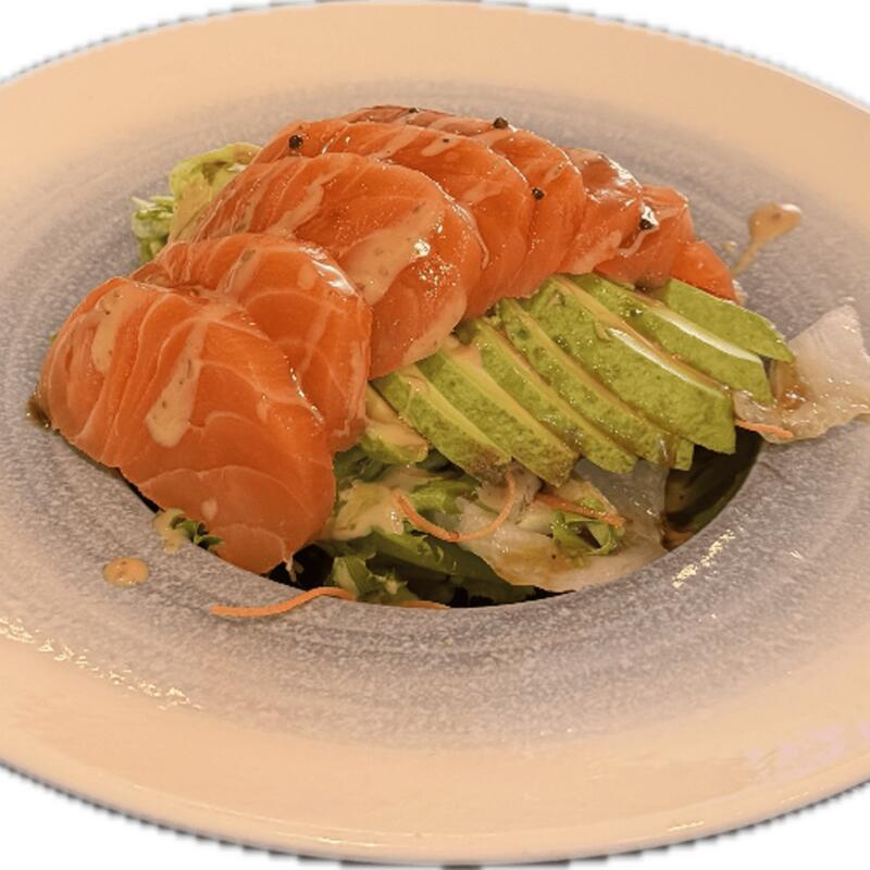Salmon Avocado Salad (8pc)